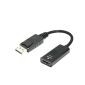 Adapterkabel DisplayPort-Stecker auf HDMI 2.0-Buchse, 4K-UHD-Unterstützung, Schwarz