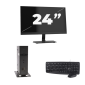 Atrust t176 USFF - Intel Atom x5-E8000 - 8GB RAM - 256GB SSD - Windows 11 + 1x 24 Zoll Monitor