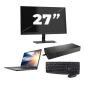 Dell Latitude 7300 – Intel Core i5 der 8. Generation – 13 Zoll – 8 GB RAM – 256 GB SSD – Windows 11 Home + 1 x 27-Zoll-Monitor