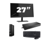 Dell OptiPlex 7080 USFF – Intel Core i5 (10. Generation) – 8 GB RAM – 256 GB SSD – Windows 11 + 1 x 27-Zoll-Monitor