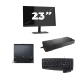 Fujitsu LIFEBOOK E5410 – Intel Core i3 der 10. Generation – 14 Zoll – 8 GB RAM – 256 GB SSD – Windows 11 Home + 1 x 23 Zoll Monitor