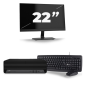 HP EliteDesk 800 G6 USFF - Intel Core i7 10. Generation - 16GB RAM - 256GB SSD - Windows 11 + 1x 22 Zoll Monitor