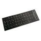 Notebook-Tastaturaufkleber Arabisch Schwarz-Weiß