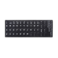 Notebook-Tastaturaufkleber Portugal Schwarz-Weiß