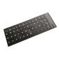 Notebook-Tastaturaufkleber SP Schwarz-Weiß