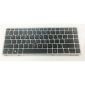 Notebook-Tastatur für HP EliteBook 840 G1 G2 850 G1 G2 mit Pointstick-Rahmen, Hintergrundbeleuchtung, silberfarben