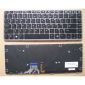 Notebook-Tastatur für HP EliteBook Folio 1040 G1 1040 G2 mit silbernem Rahmen und Hintergrundbeleuchtung