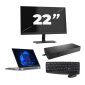Lenovo Thinkpad L13 Yoga Gen 3 - Intel Core i5 12. Generation - 13 Zoll - Touch - 16GB RAM - 256GB SSD - Windows 11 Home + 1x 22 Zoll Monitor