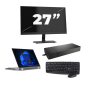 Lenovo Thinkpad L13 Yoga Gen 3 - Intel Core i5 12. Generation - 13 Zoll - Touch - 16GB RAM - 256GB SSD - Windows 11 Home + 1x 27 Zoll Monitor