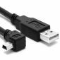 Mini-USB-auf-USB-2.0-Kabel, 90°-Winkel, Länge 50 cm