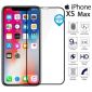 iPhone XS Max 9h 3D-Displayschutz aus gehärtetem Glas – Schwarz