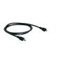 Datenkabel Micro-USB-Stecker auf Mini-USB-Stecker, 1 m, Schwarz, unterstützt OTG