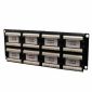 Cat.5E 48-Port-Patchpanel mit rückseitigem Kabelmanagement