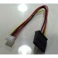 4-Pin-Disketten-FDD-Buchse auf 15-Pin-SATA-Buchse, Stromkabel, 20 cm
