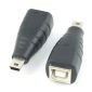 USB-Mini-B-Stecker auf USB-B-Buchse-Adapter
