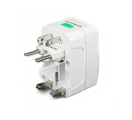 Internationaler Reiseadapter 125 V ~ 250 V UK/SP/IT/US/EU, CE-geprüft