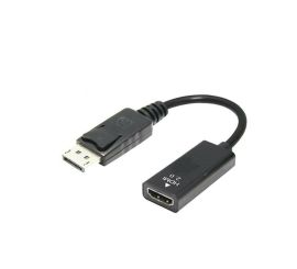 Adapterkabel DisplayPort-Stecker auf HDMI 2.0-Buchse, 4K-UHD-Unterstützung, Schwarz