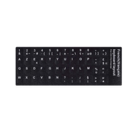 AZERTY-Tastaturaufkleberblatt