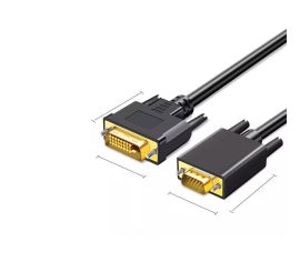 DVI-I (24+5) Dual-Link-Stecker auf VGA-Stecker-Kabel M/M, 1,5 m