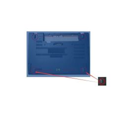 1 Notebook-Gummifuß für Lenovo Think P50s T560 T550 W550s usw.