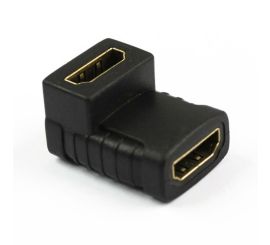 HDMI F/F 90° Adapter vergoldet