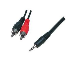 Cablexper-Klinke 3,5 mm auf Cinch-Stereo, 5,0 m