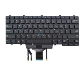Notebook-Tastatur für Dell Latitude E5450 E5470 E7450, hintergrundbeleuchtet, ohne Rahmen