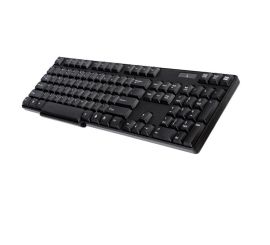 USB-Tastatur mit Kabel, 104 Tasten, AZERTY-Layout, Schwarz, K-602