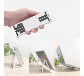 Klappbarer Aluminiumständer für Tablet, Laptop und Telefon