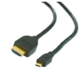 Cableexpert HDMI-Stecker auf Micro-D-Stecker, schwarzes Kabel, 4,5 m, (v1.4)