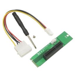 NGFF (M-Key) auf PCI-E 4X-Erweiterungskarte mit Stromkabel (LM-141X-V1.0)