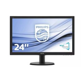 Philips 240V5QDSB – 24 Zoll – 1920 x 1080 – DVI – HDMI – VGA – Schwarz