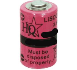 ER14250 Lithiumbatterie, 3,6 V / 1200 mAh