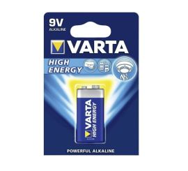 VARTA 9V High Energy Blockbatterie, LR22, Blister