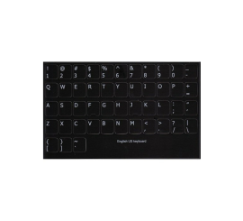 QWERTZ-Englisch-US-Tastaturaufkleberblatt