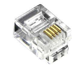 RJ11-Stecker 6P4C (100 Stück)
