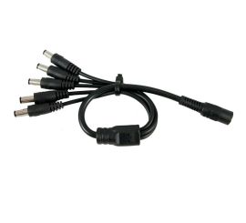 DC-Stromversorgungs-Splitter 1 bis 6 für CCTV-Kamera