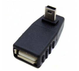 USB-A-Buchse auf Mini-USB-Stecker-Adapter, 90°-Winkel