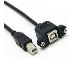 USB-B-Stecker auf Buchse-Adapterkabel, 1 m