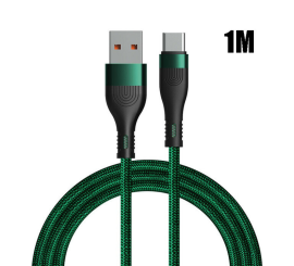 USB-C-auf-USB-3.0-Kabel – Grün – 1 Meter
