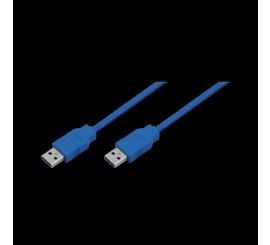 USB 3.0 A-Stecker auf A-Stecker, blau, 1M, CU0051