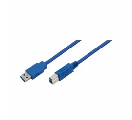 USB 3.0 A-Stecker auf B-Stecker, blau, 3M, CU0046