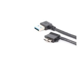 Rechtwinkliges USB 3.0-zu-rechtwinkliges Micro-USB-B-3.0-Konverterkabel, 27 cm