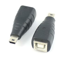 USB-Mini-B-Stecker auf USB-B-Buchse-Adapter